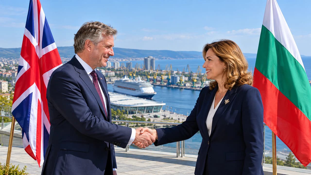Burgas discusses Eurovision 2027 security and UK travel links with British diplomat