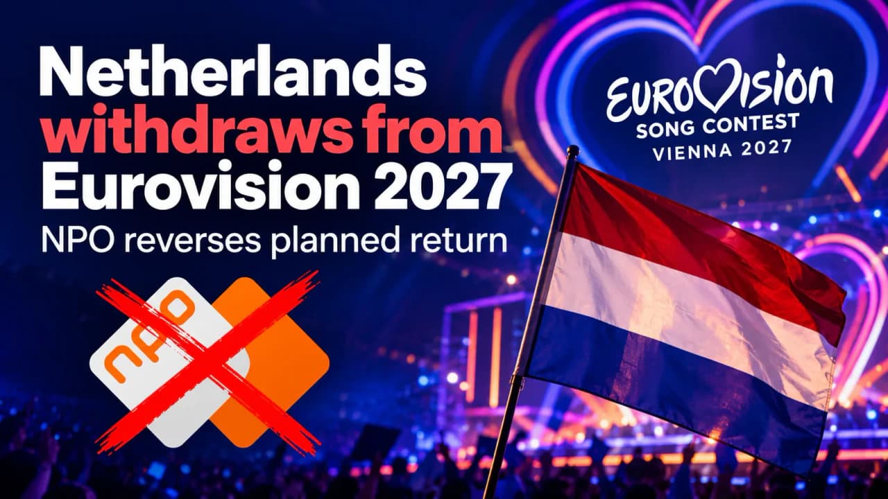 Nederländerna hoppar av Eurovision 2027 trots tidigare besked om comeback