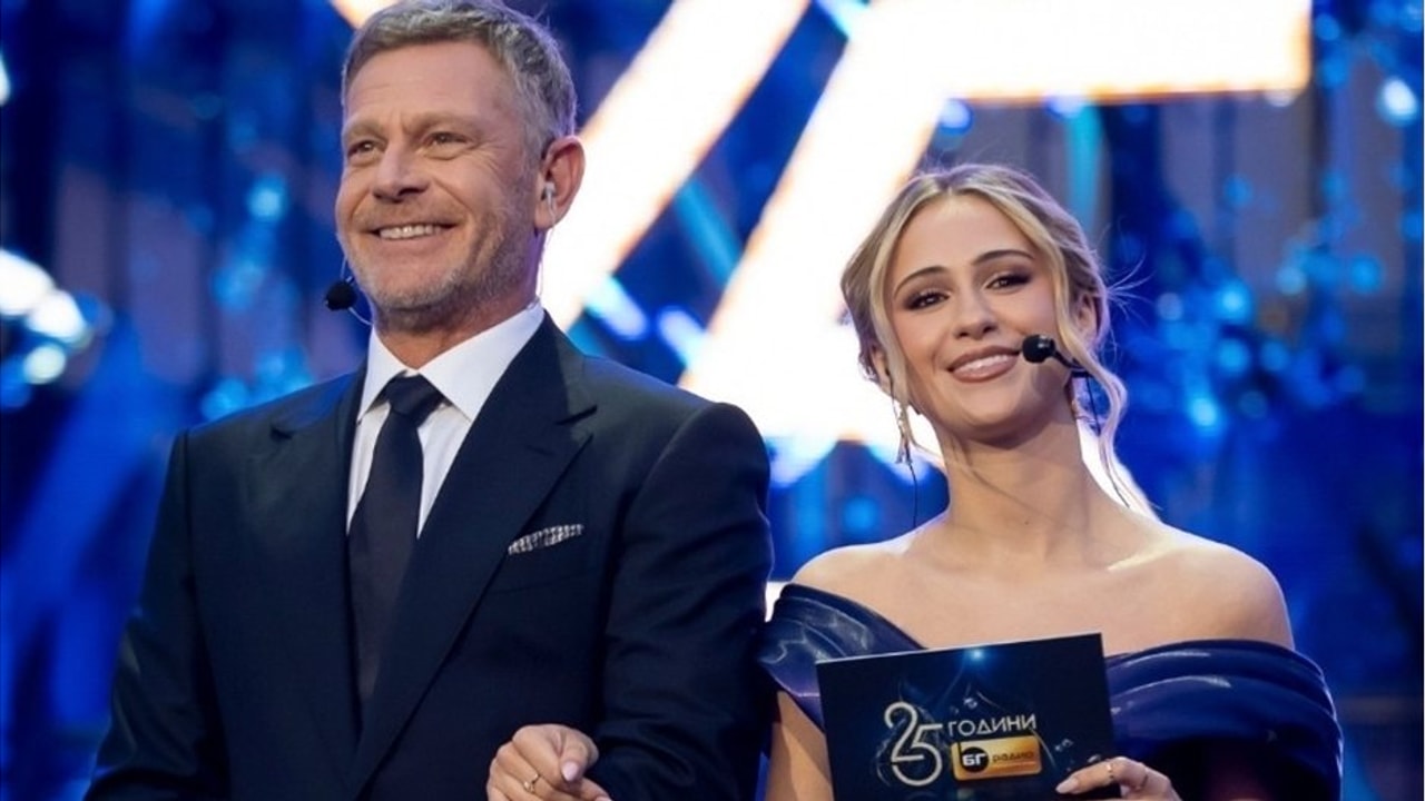 Maria Bakalova in the source imagery accompanying the Bulgarian report linking her to the Eurovision 2027 host role